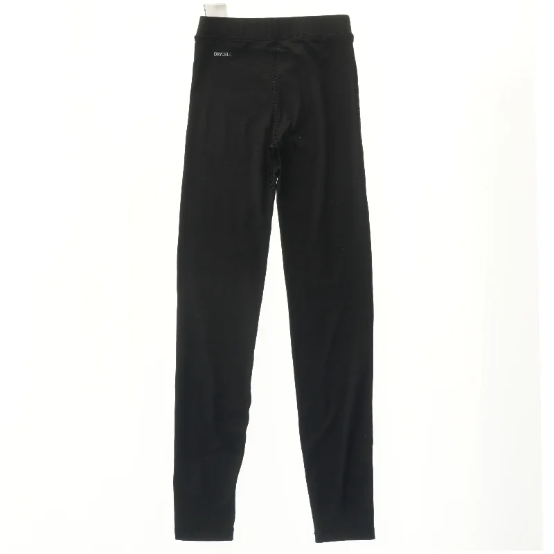 Lange sorte leggings fra Puma (str. 146)