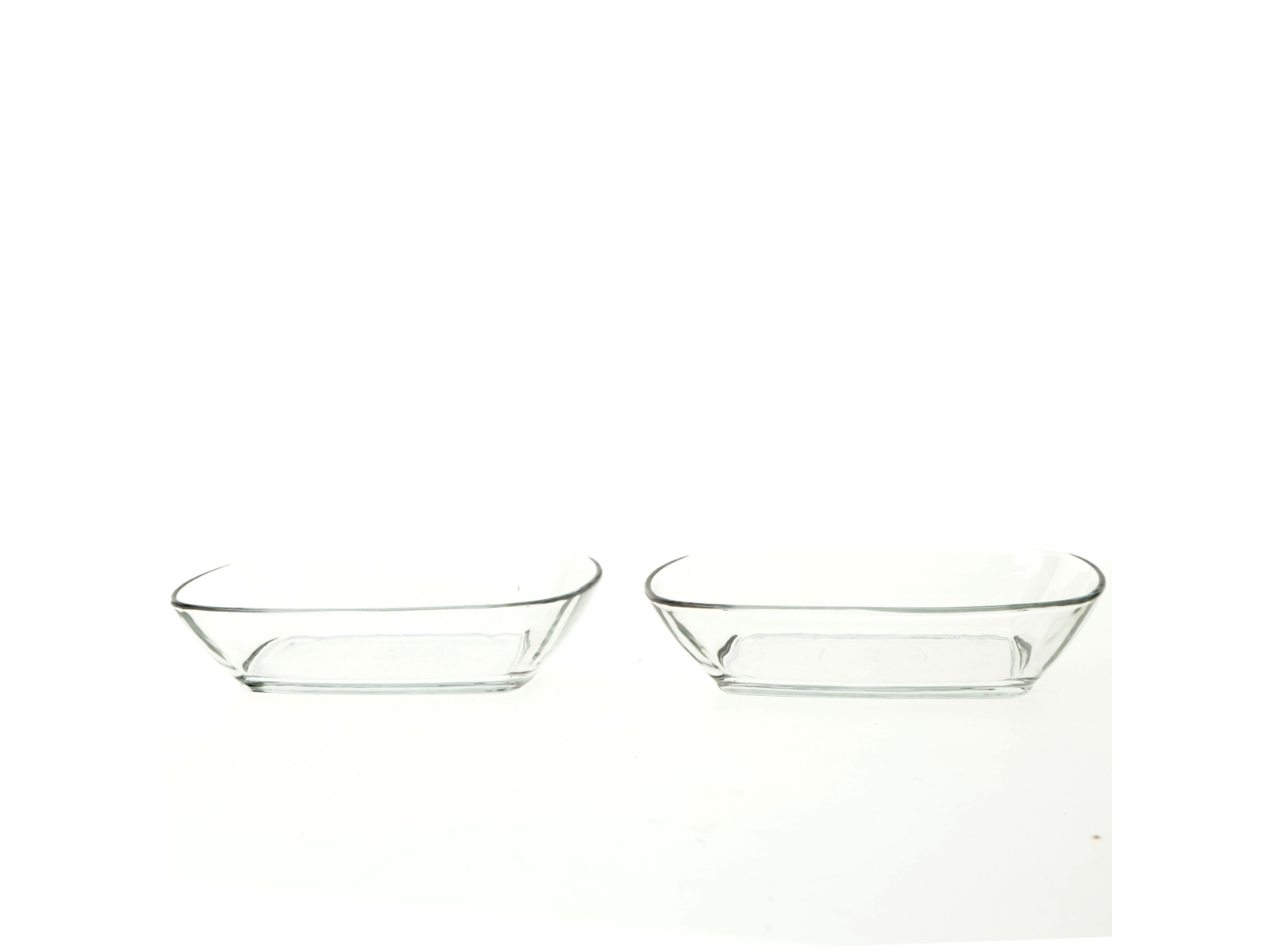 Glas-skåle fra Lav (str. 19 x 14 x 4 cm)