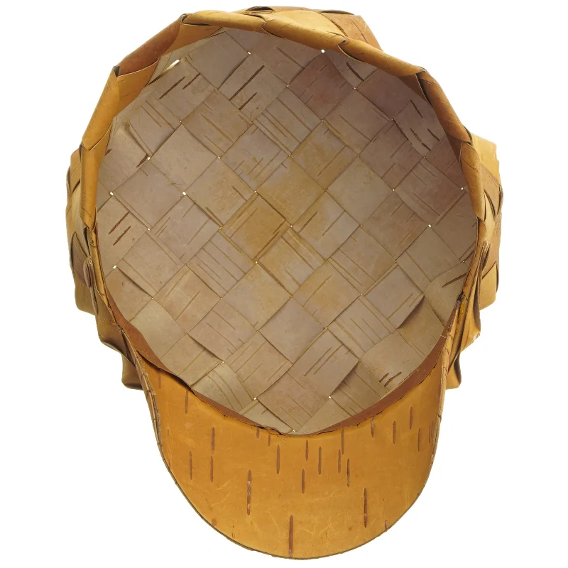 Traditionel birkebark hat fra Karelen (str. Ø 19 cm)