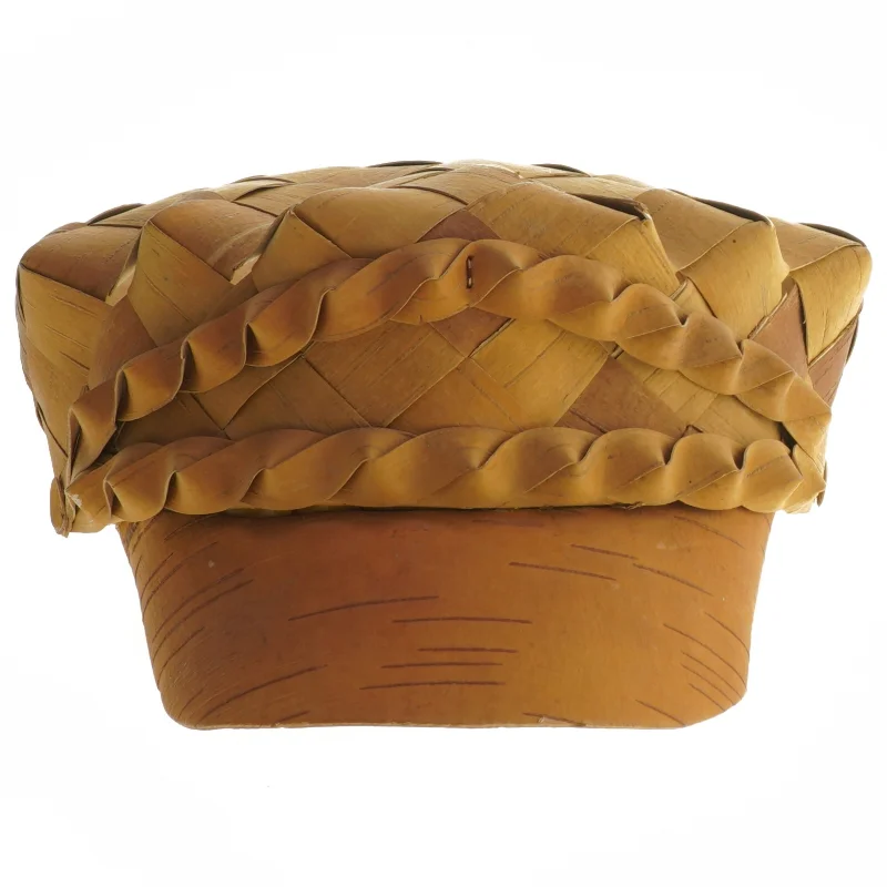 Traditionel birkebark hat fra Karelen (str. Ø 19 cm)