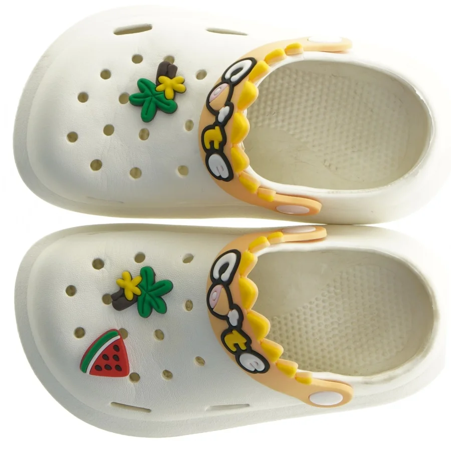 Børne crocs med dekorationer fra Cote (str. 19 cm)