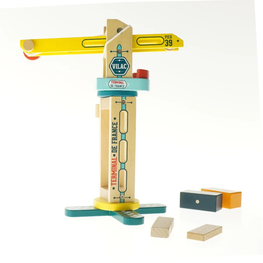 Kranlegetøj i træ fra Vilac (str. 34x28 cm)