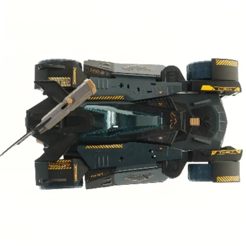 Batmobil legetøj med figurer fra Batman (str. 16x27x40 cm)