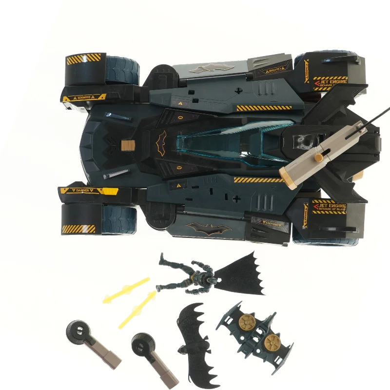 Batmobil legetøj med figurer fra Batman (str. 16x27x40 cm)