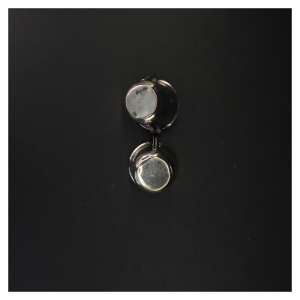 Sølvfarvede børnekopper med figurmotiver (str. 6 x 7 cm)