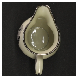 Kande med blomstermotiv fra Københavns Porcellains Maleri (str. 11 x 8 cm)