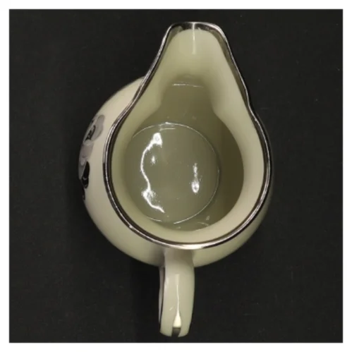 Kande med blomstermotiv fra Københavns Porcellains Maleri (str. 11 x 8 cm)