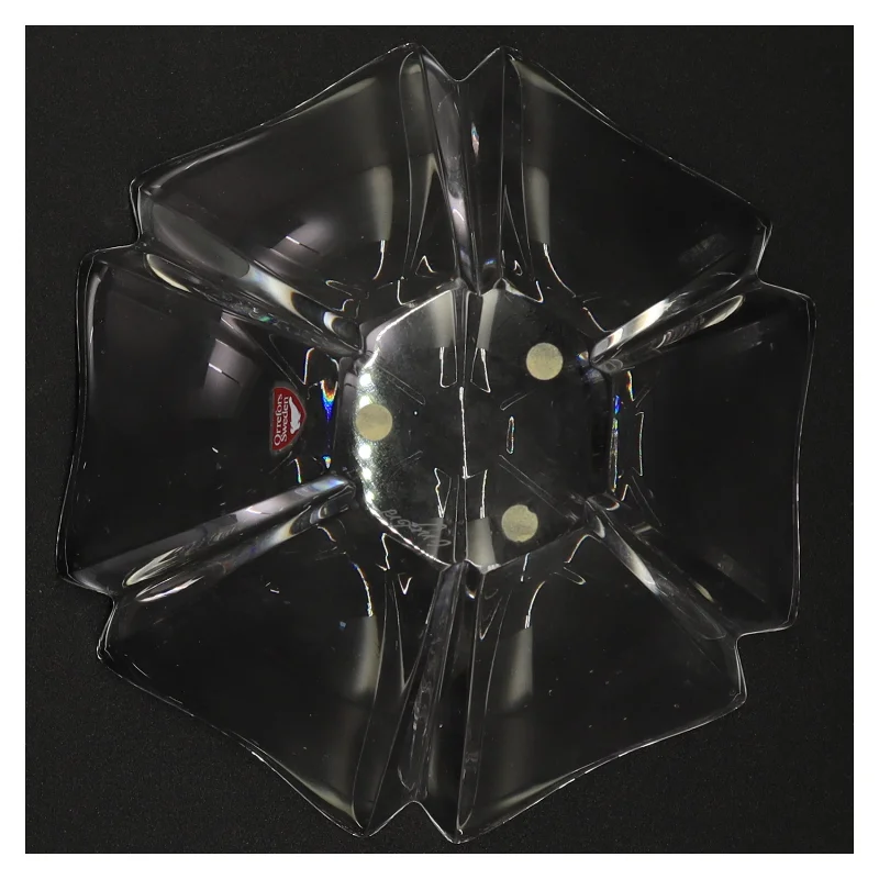 Krystal skål fra Orrefors (str. 12 x 17 cm)