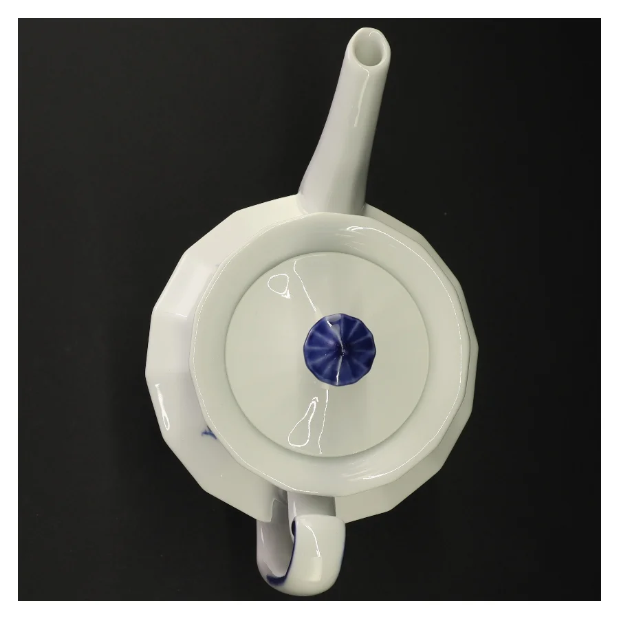  Kgl. Blå Blomst Kantet 8502-10 Kaffekande fra Royal Copenhagen (str. 24 x 20 cm)