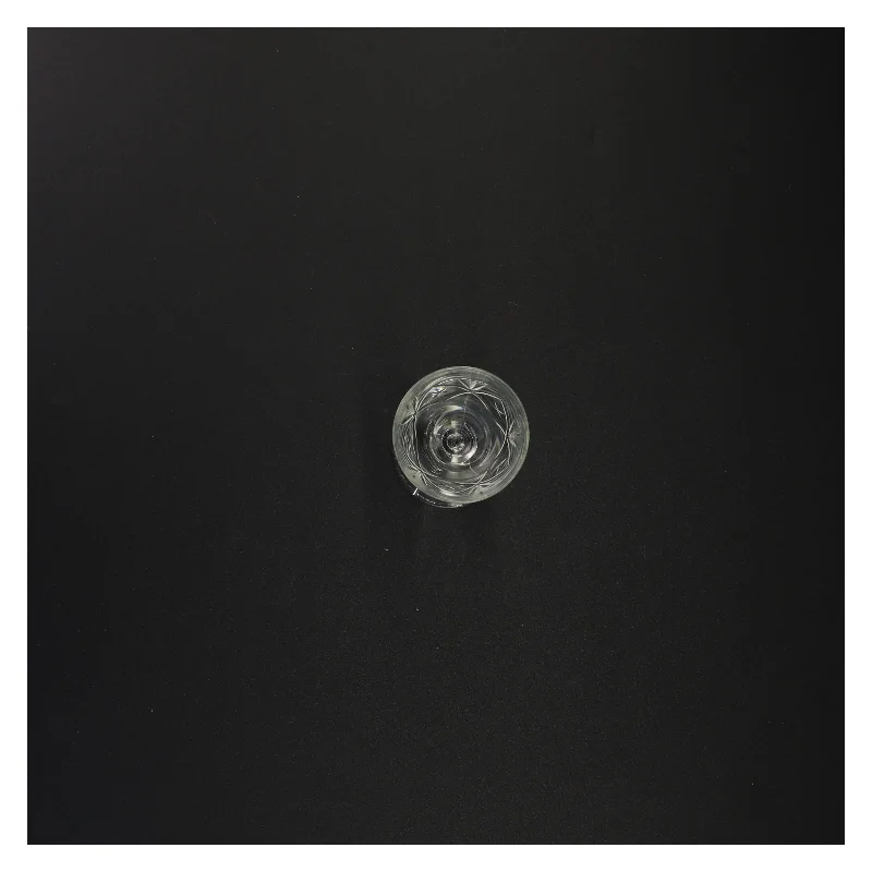 6 Krystal rødvinsglas (str. 12 x 5 og en halv cm)