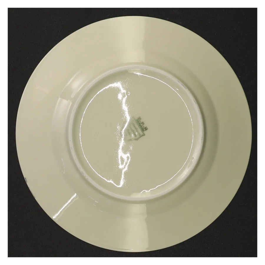6 Porcelænstallerkener fra Københavns Porcellains Maleri (str. Diameter 16 cm)
