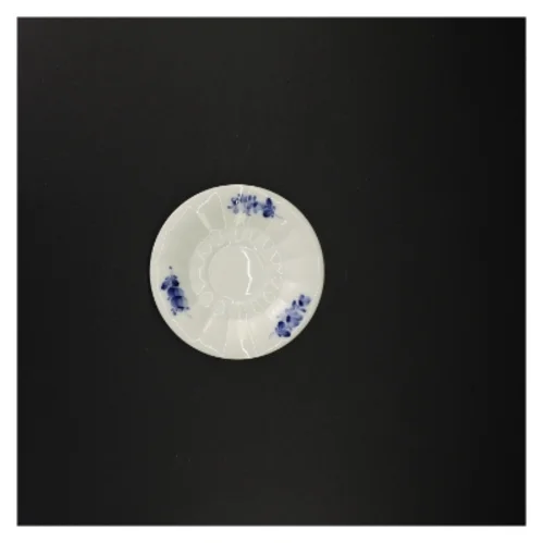 Blå blomst porcelænstallerkner fra Royal Copenhagen (str. Diameter 14 cm)