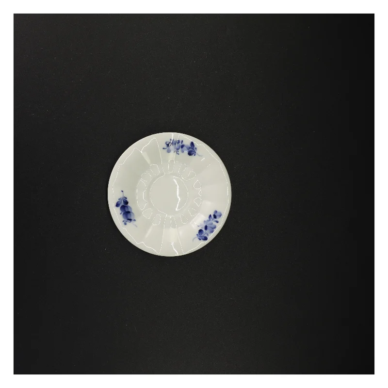 Blå blomst porcelænstallerkner fra Royal Copenhagen (str. Diameter 14 cm)