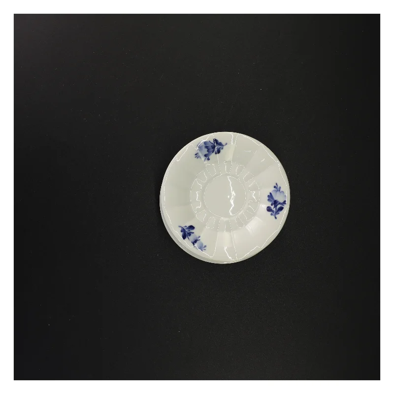 Blå blomst porcelænstallerkner fra Royal Copenhagen (str. Diameter 14 cm)