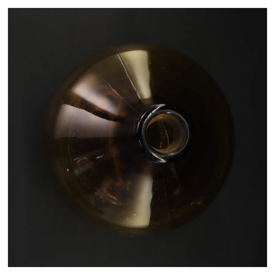 Brun glasflaske (str. 34 x 20 cm)