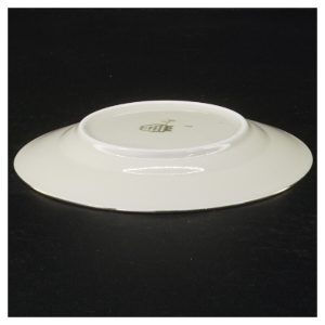 Porcelænstallerkner med blomstermotiv fra Københavns Porcellains Maleri (str. Diameter 16 cm)