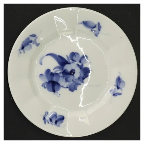 Blå Blomst kagetallerkener fra Royal Copenhagen 7 stk. (str. 15 x 2 cm)