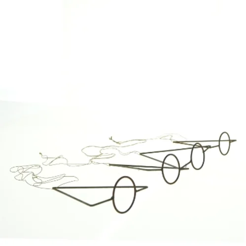 Metallysestager til vægmontering (str. 16 x 14 cm)