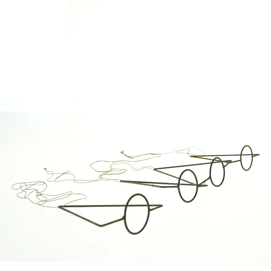 Metallysestager til vægmontering (str. 16 x 14 cm)