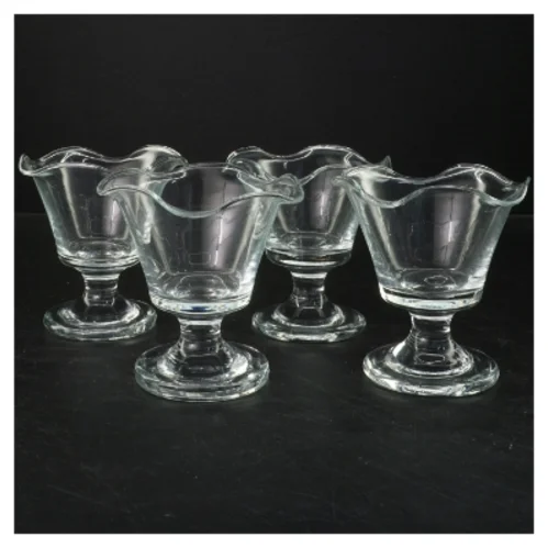 Sæt isdessertglas (str. 12x11,5 cm)