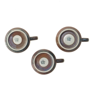 Thule Keramiske kaffekrus, Desiree Danmark (str. 3 stk Ø 8 cm)