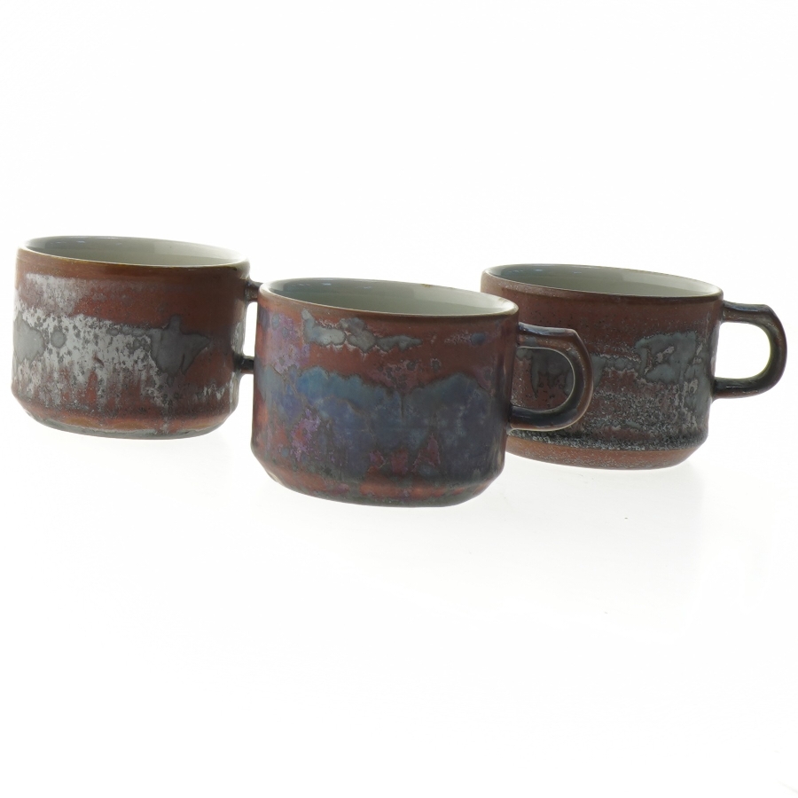Thule Keramiske kaffekrus, Desiree Danmark (str. 3 stk Ø 8 cm)