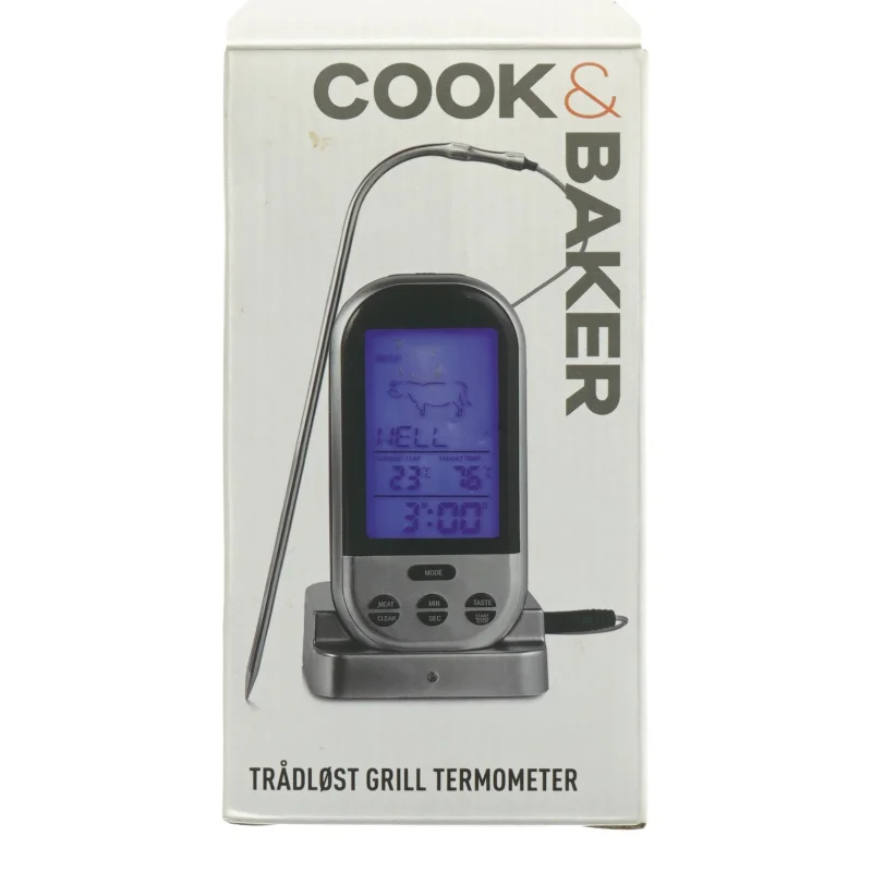 Digitalt stegetermometer fra Cook & Baker
