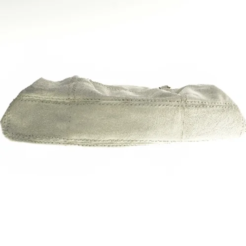 Hvid lædertaske fra Smith & Canova (str. 45x30 cm)