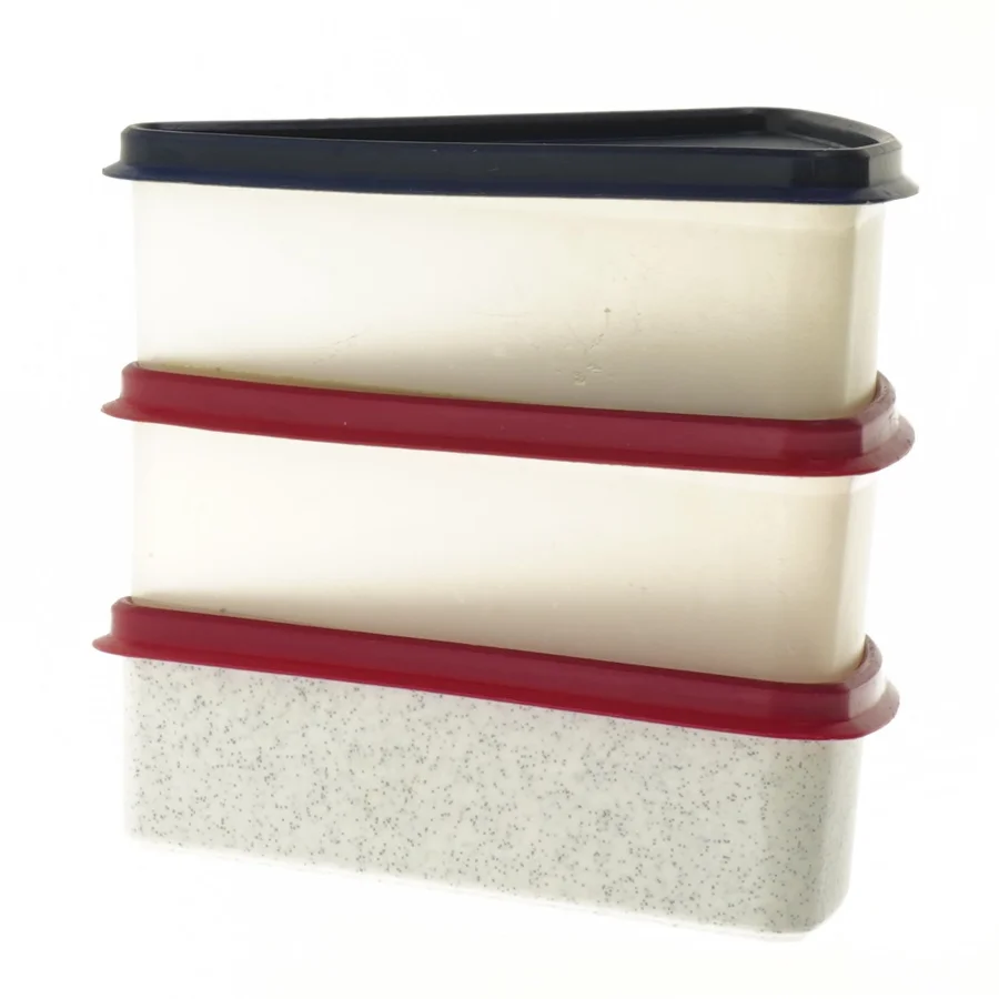 Tupperware opbevaringsbokse, 3 stk fra Tupperware (str. 3 styk, 13 cm)