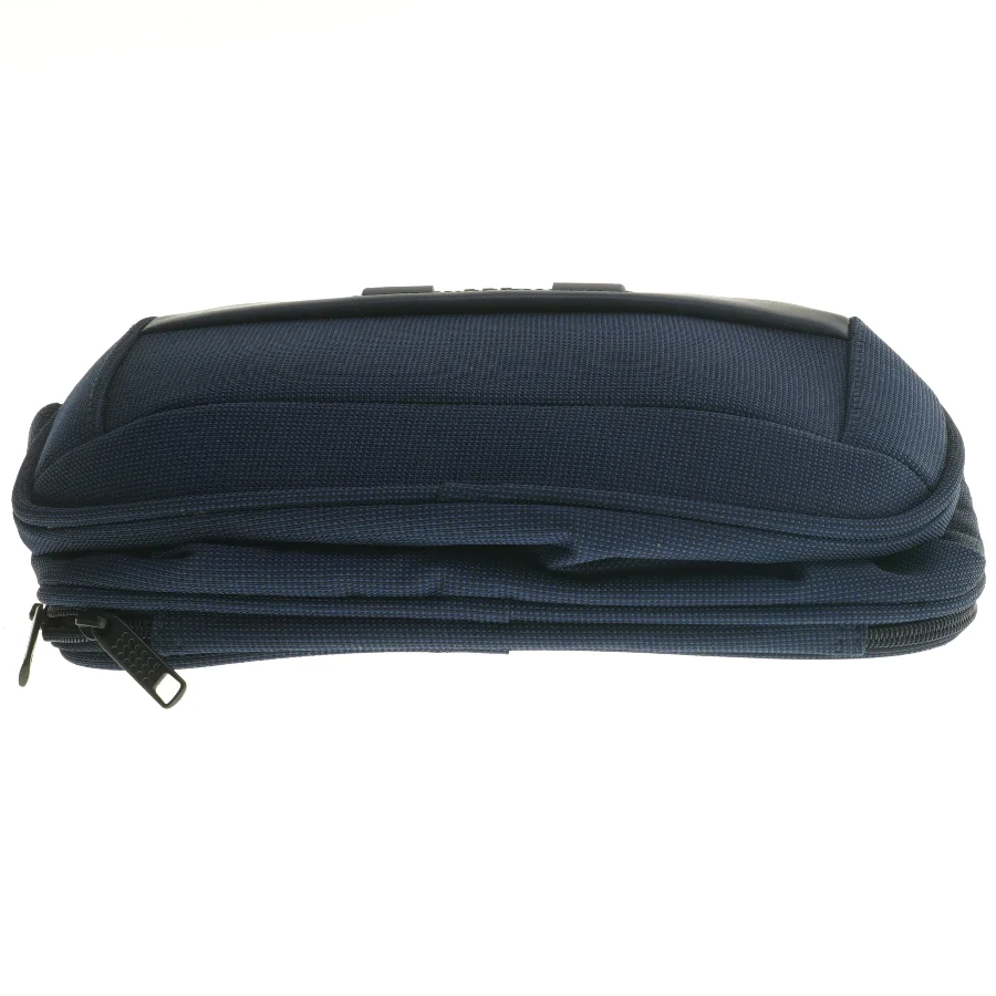 Blå skuldertaske med justerbar rem fra Cox (str. 30x18 cm)