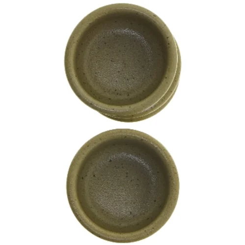 Sæt af 6 små ovnfaste skåle.  keramiske skåle fra SLAB (str. 6 styk, ø 10 cm)