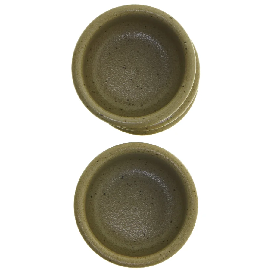 Sæt af 6 små ovnfaste skåle.  keramiske skåle fra SLAB (str. 6 styk, ø 10 cm)