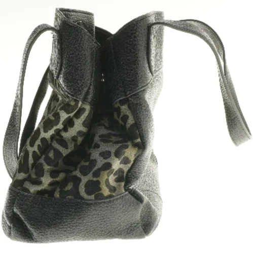 Stor leopardmønstret taske (str. 30x25x18 cm)