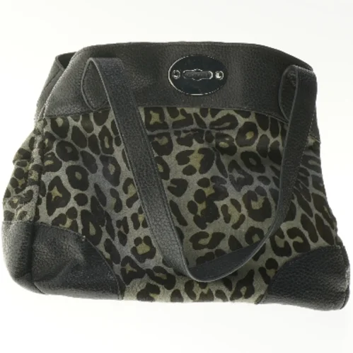 Stor leopardmønstret taske (str. 30x25x18 cm)