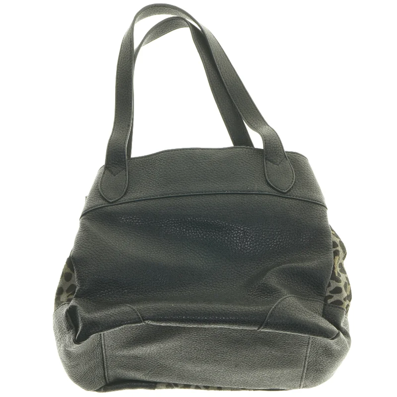 Stor leopardmønstret taske (str. 30x25x18 cm)