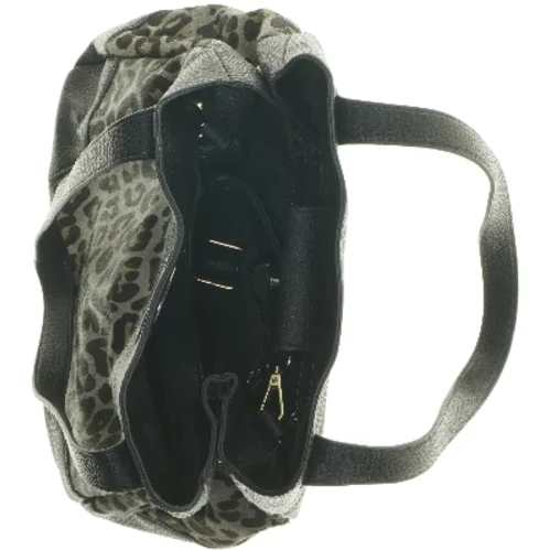 Stor leopardmønstret taske (str. 30x25x18 cm)