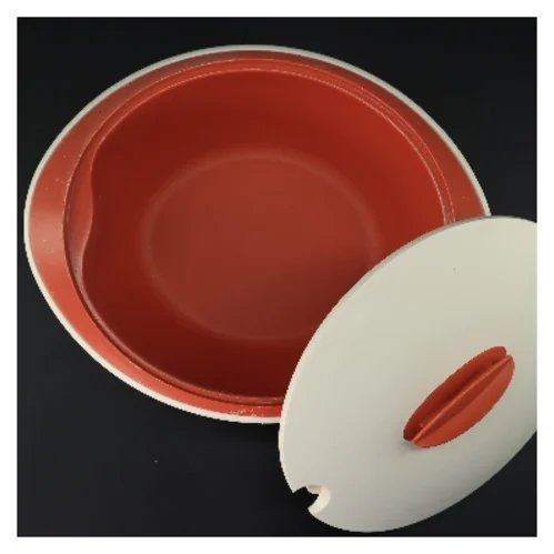 Tuppervare serveringsskål med låg (str. 32x12,5 cm)