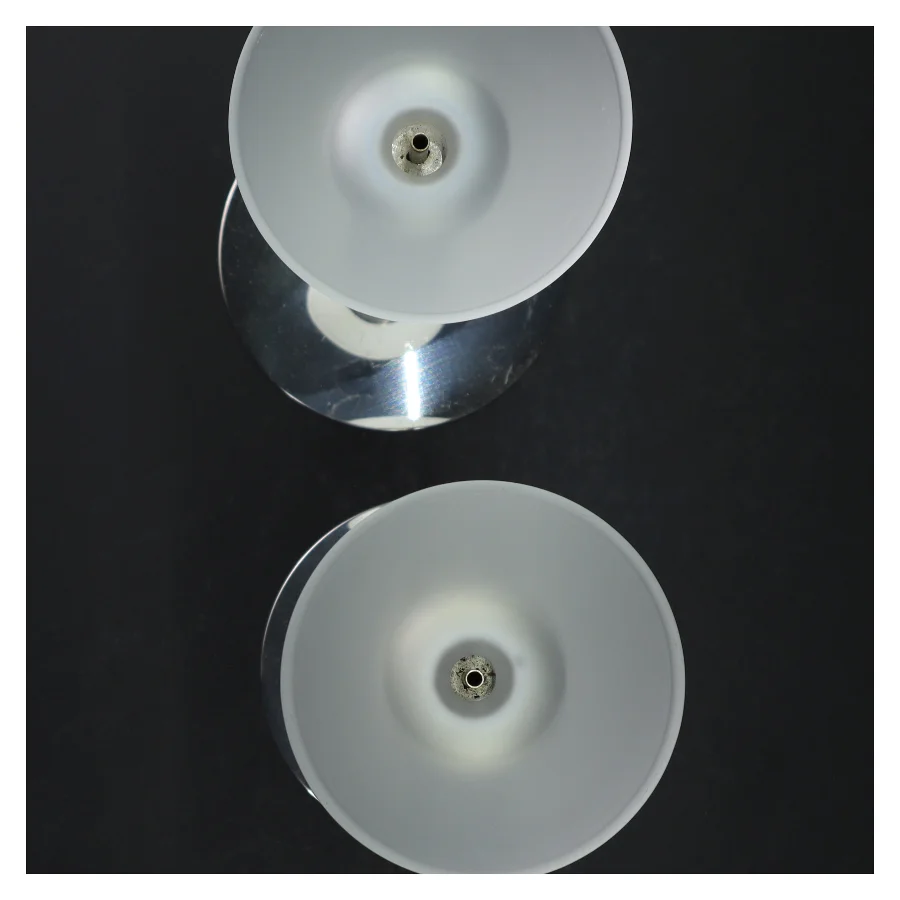 Sæt af lysestager  fra menu (str. 22 cm. 11,5 cm i diameter)