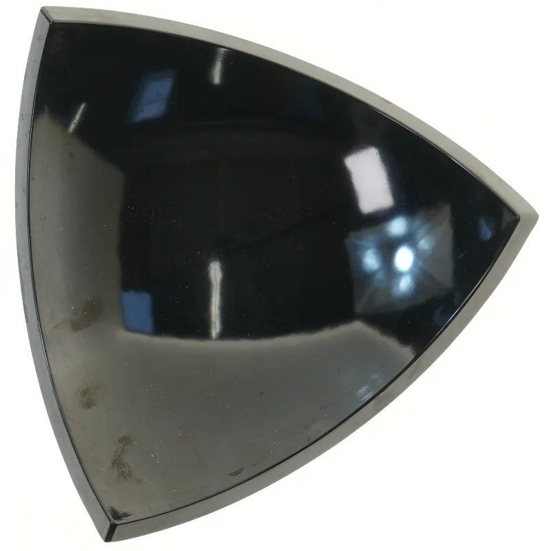 Sort dekorativ skål (str. 35x35 cm)