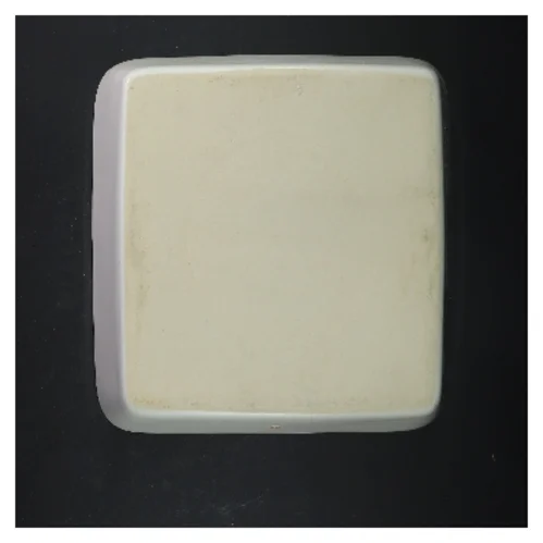 Rektangulært hvidt bl.a lasagne fad (str. 24x25 cm)