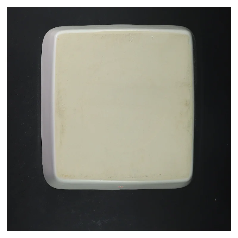 Rektangulært hvidt bl.a lasagne fad (str. 24x25 cm)