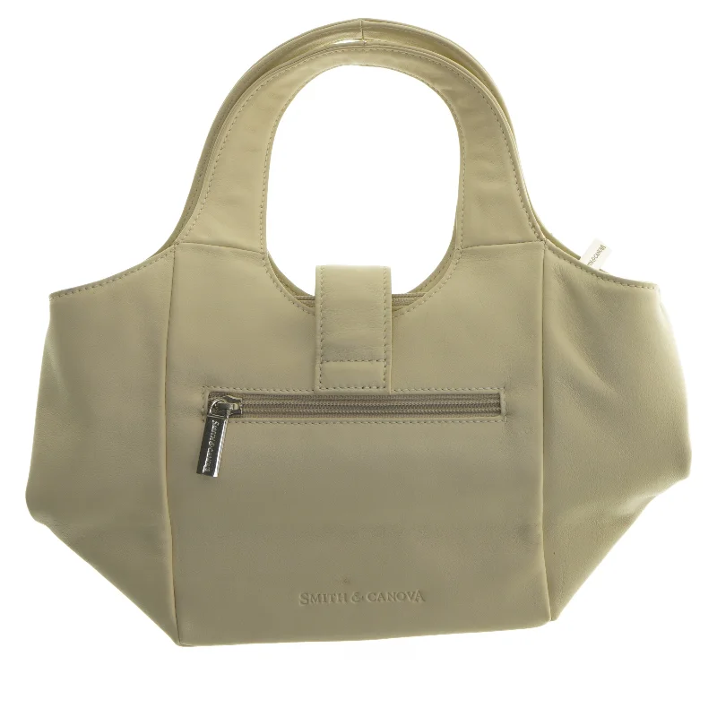 Skuldertaske med lås fra Smith & Canova (str. 30x29 cm)