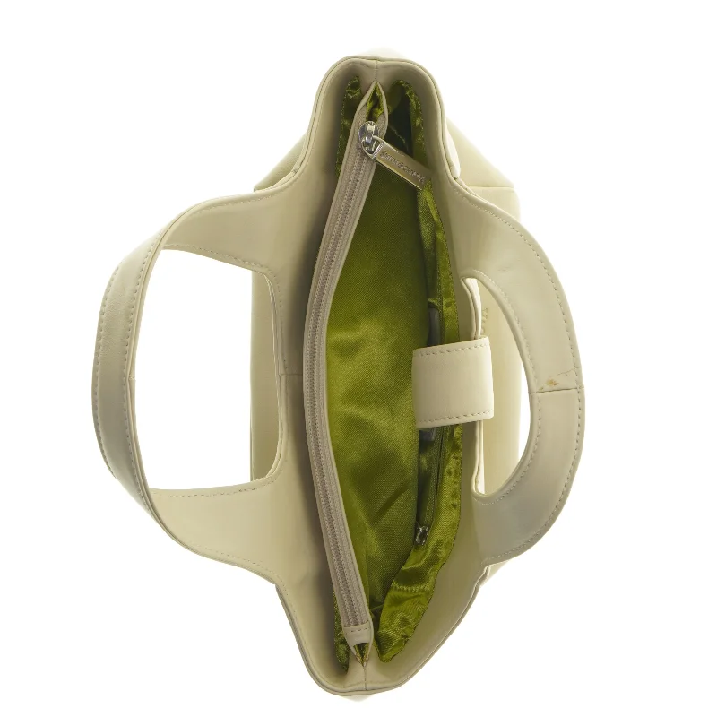 Skuldertaske med lås fra Smith & Canova (str. 30x29 cm)