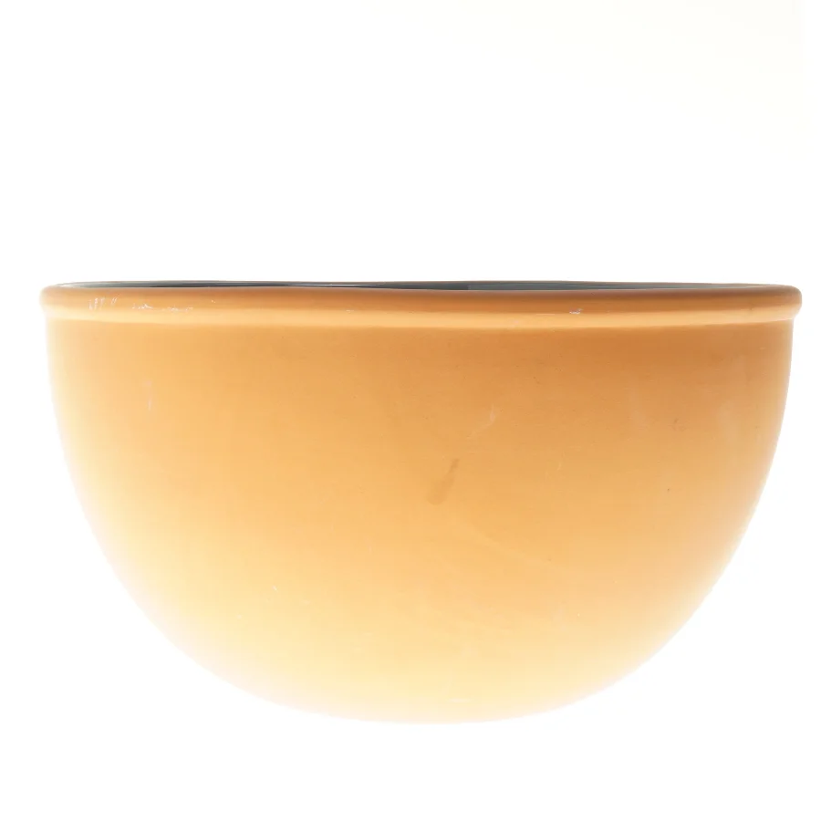 1 dejskål og 1 salat skål fra Knabstrup (str. 2 stk Ø 34,5 & 28,5 cm)