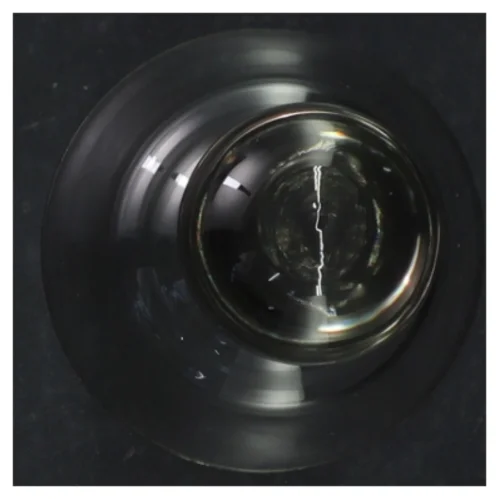 Glas klokker (str. H. 15,5 cm. ø. 8,5 cm)