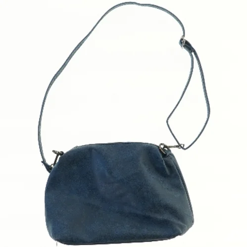 Blå skuldertaske (str. 24x34 cm)