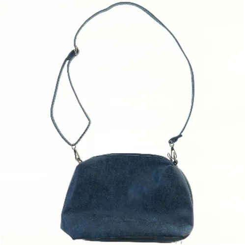 Blå skuldertaske (str. 24x34 cm)