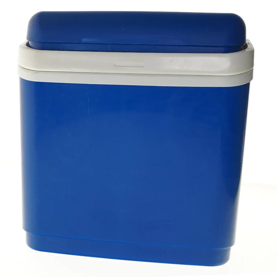 Blå køleboks (str. 38x36,5 cm)