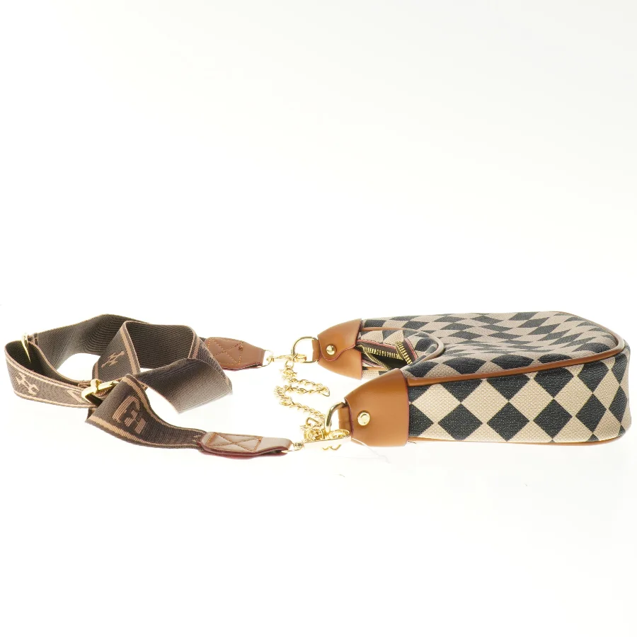 Skuldertaske med geometrisk mønster (str. 24x20 cm)