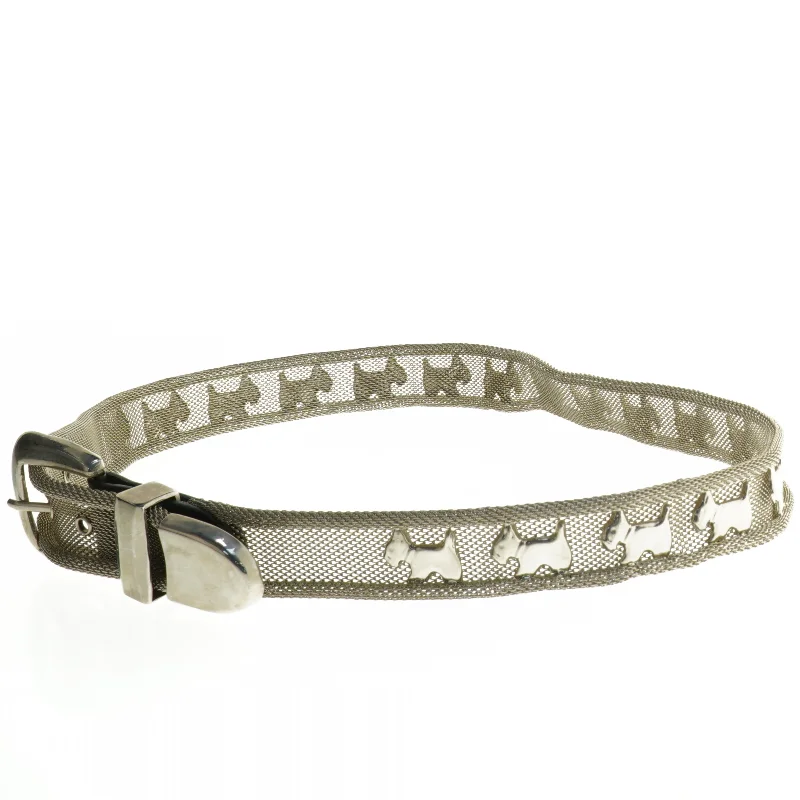 Metalbælte medhundemønster (str. 100 cm)